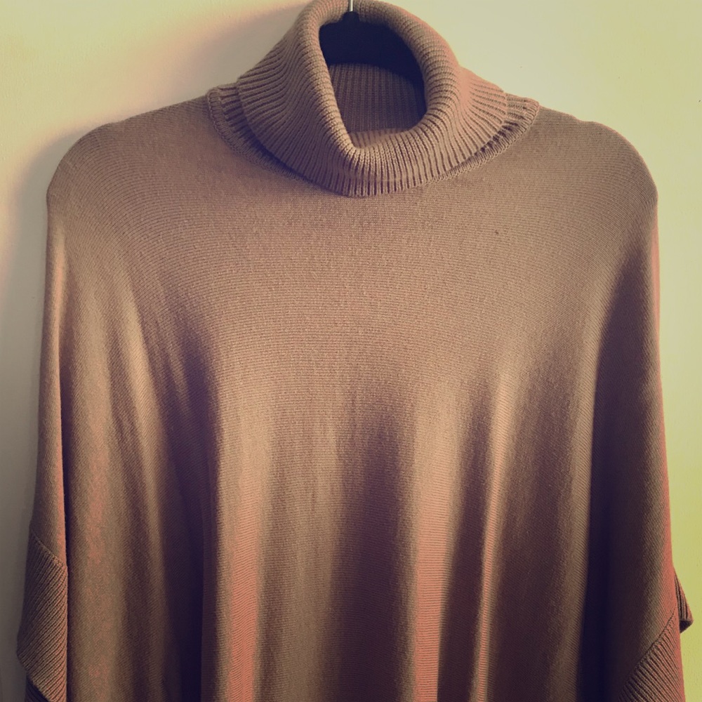 MICHAEL Michael Kors Knit Turtleneck Poncho XS